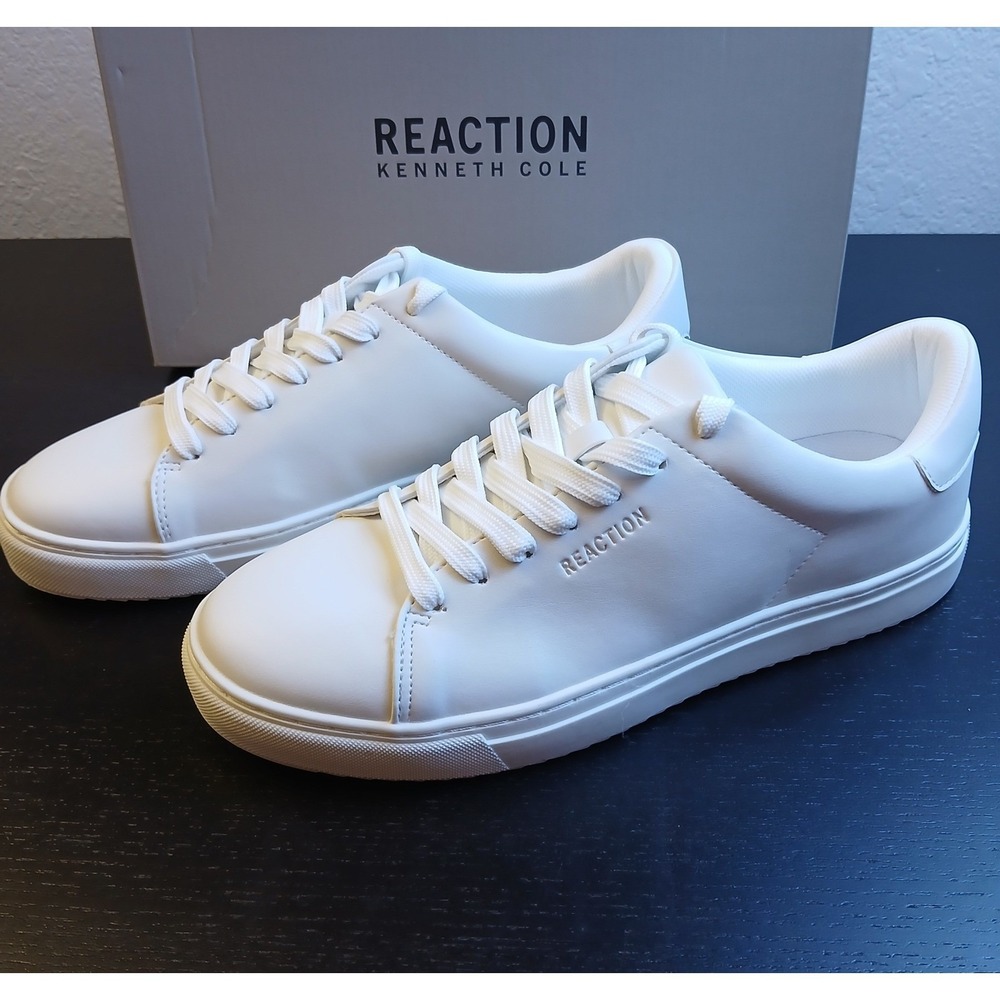 Kenneth Cole Reaction KRJAVON-O Ivory Low Top Sneakers Men's 12 M New